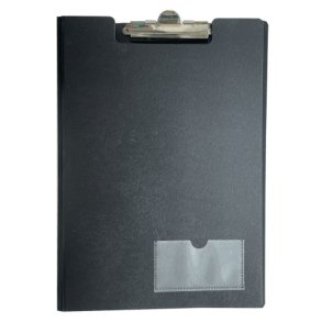 Clipboard A4, dobbelt. PP. SORT